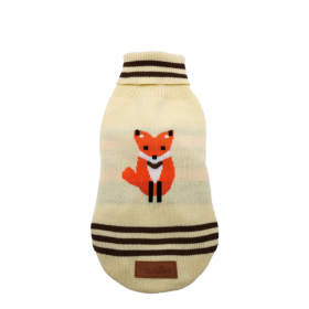 Елегантен пуловер за кучета  Croci SWEATER  HOMY FOX - с лисичка